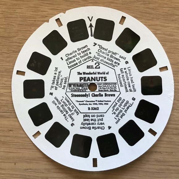 View-Master Reels Peanuts Original Package 1966 GAF B536 Charlie Brown Snoopy - Picture 6 of 9